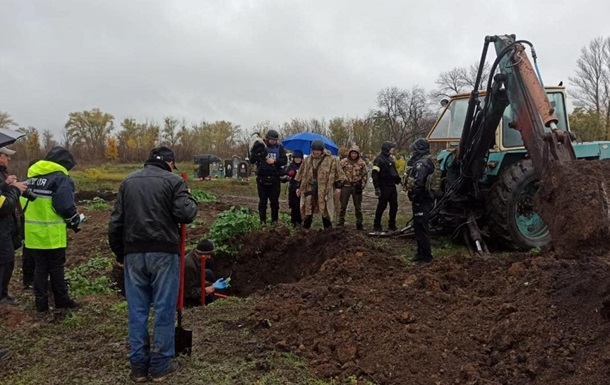 На Харьковщине обнаружили братскую могилу украинских солдат