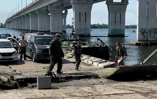 In the south, the Armed Forces of Ukraine attacked the invaders’ pontoon bridge