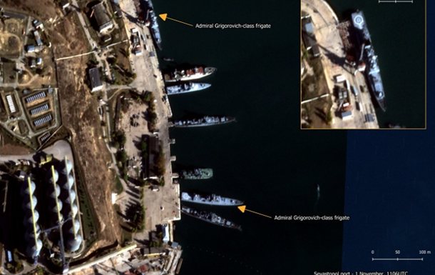  Атака дронов  на флот РФ в Севастополе: появились спутниковые снимки