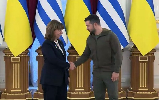 Зеленський зустрівся із президентом Греції