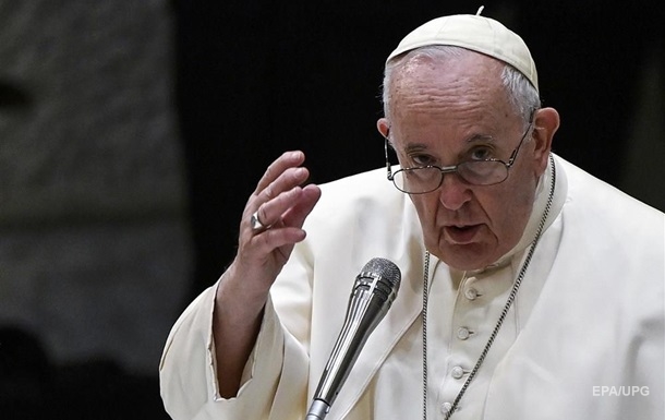Папа Римский назвал  глобальной  войну в Украине