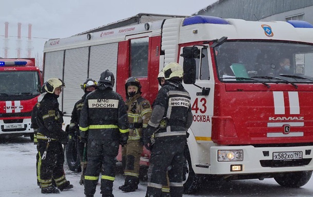У Москві виникла пожежа на території військової частини