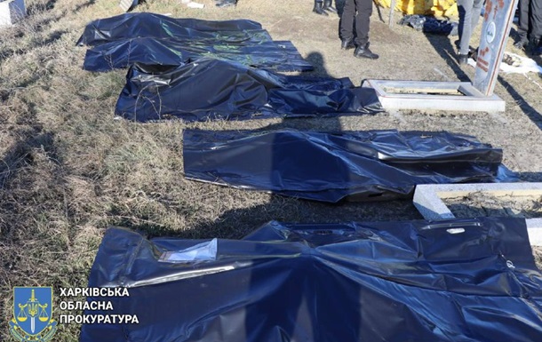 In the Kharkiv region, the bodies of residents who were shot in the bus were dug up