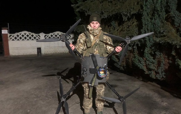 Volyn border guards “landed” the smugglers’ drone