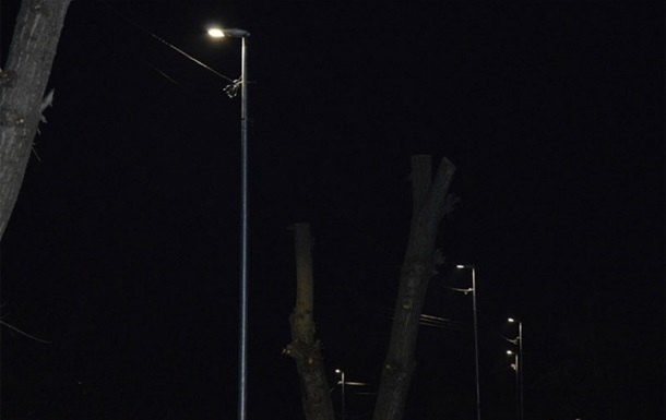In Nikolaev, street lighting was partially restored