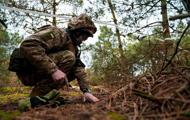 In Britain, the Armed Forces of Ukraine are conducting exercises on mine safety
