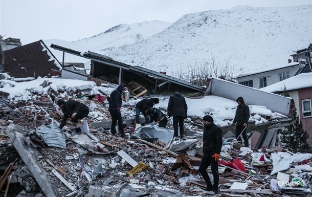 Землетрус у Туреччині: кількість жертв перевищила 6000