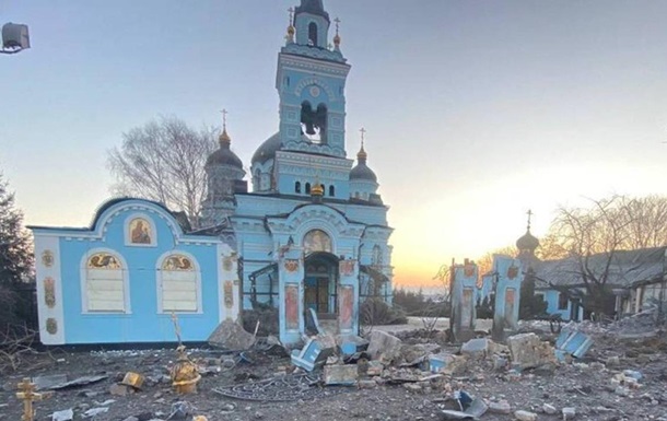 Войска РФ обстреляли церковь на Донетчине