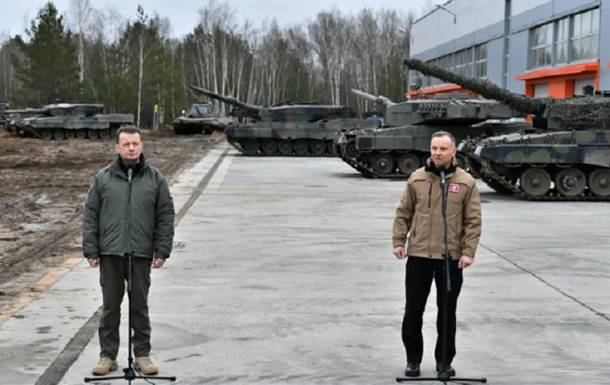 Дуда і Блащак відвідали тренування українських військових у Польщі