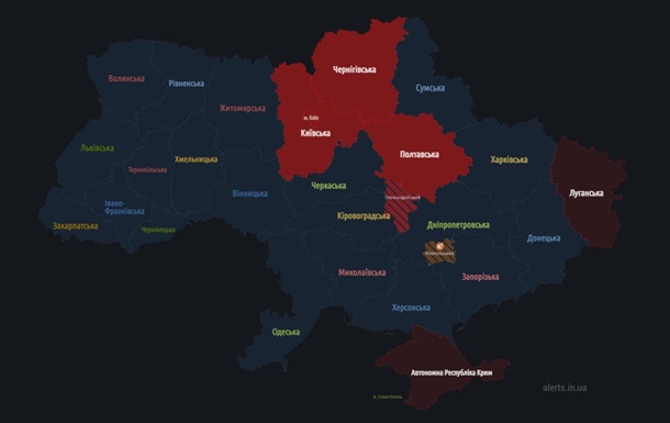 Летять  мопеди : у Києві та трьох областях оголошено тривогу