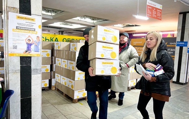 У Дніпро привезли допомогу для переселенців із Краматорська