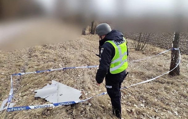 На Киевщине нашли обломки сбитого  шахеда 