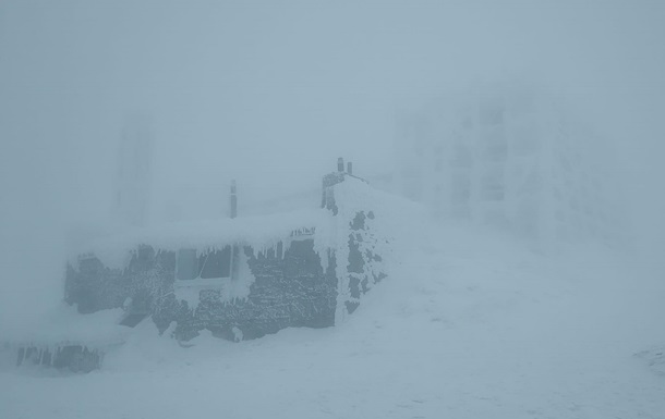 The weather worsened considerably in the Carpathians