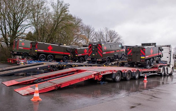 Люксембург відправив до України 14 бронеавтомобілів швидкої допомоги