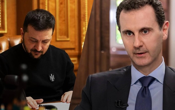 Zelensky is imposing sanctions against Syrian leader Assad