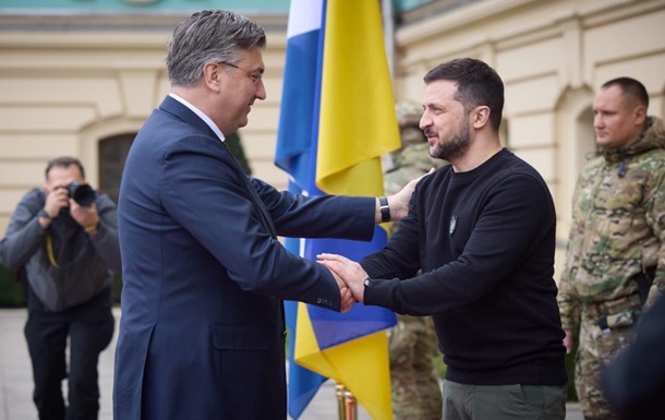 Zelensky discussed the special tribunal with the Prime Minister of Croatia