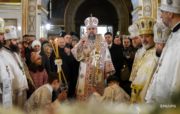 Epiphanius will hold a service at the Lavra on Easter