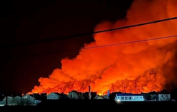 В Тюмени произошел масштабный пожар