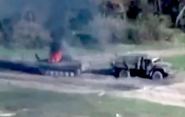 Десантники знищили БМП росіян під час евакуації підбитої техніки