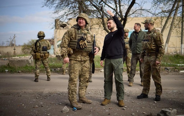 Zelensky visited the positions of the Armed Forces of Ukraine in Avdiivka