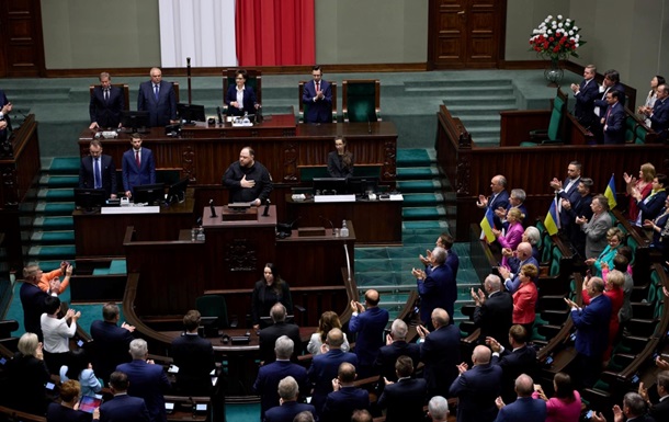 Голова ВРУ виступив у парламенті Польщі