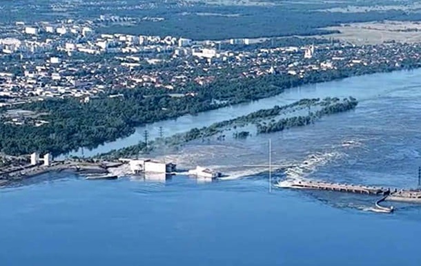 Waves three meters high: undermining the Kakhovskaya hydroelectric power station
