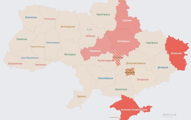 В Києві та низці областей оголошено повітряну тривогу