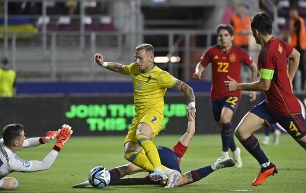 Украина на последних минутах упустила победу над Испанией на молодежном Евро-2023