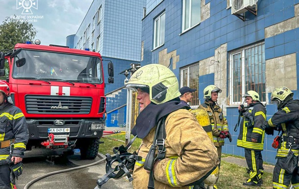 В медучреждении Киева произошел пожар