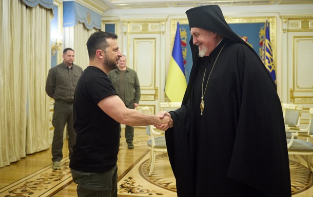 Президент зустрівся з митрополитом Халкедонським