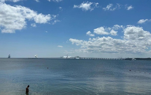 Крымский мост на  проветривании  - Гуменюк