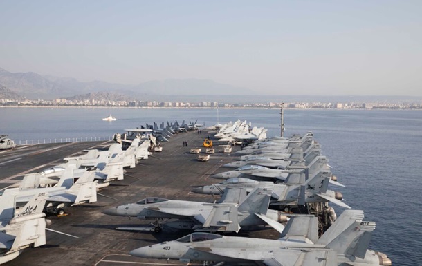 The largest US aircraft carrier arrives in Turkey