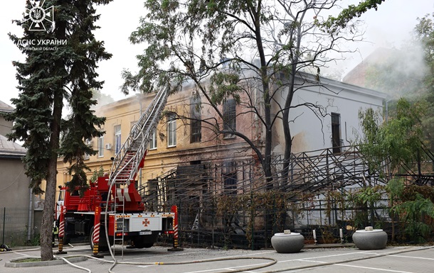 В Харькове горел Дом архитекторов и кафе