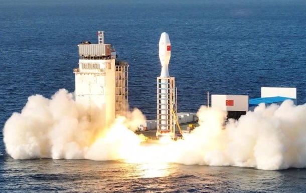 China has successfully launched four satellites from an offshore platform
