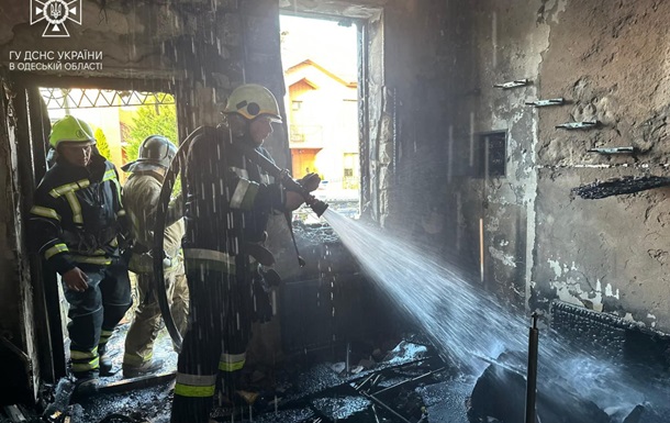 В Одессе во время пожара пострадали отец и пятеро детей