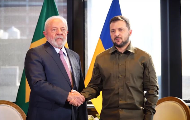 Vladimir Zelensky met with the President of Brazil