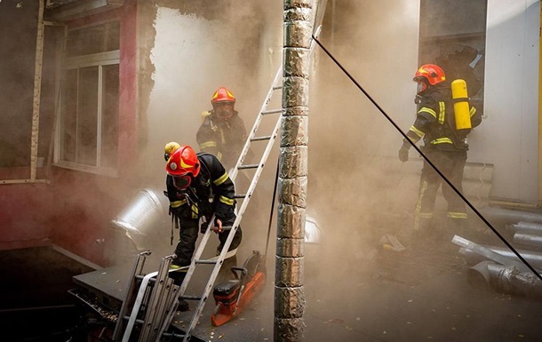 В центре Одессы произошел пожар в ресторане
