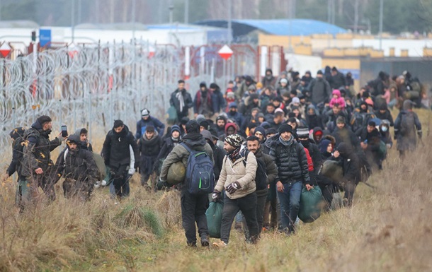Migrants tried to enter the border with Poland from Belarus