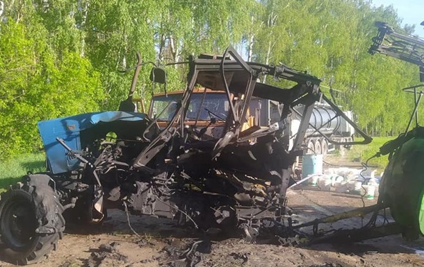 На Харківщині підірвався трактор, двоє травмованих