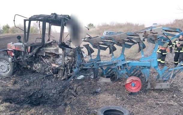 В Харьковской области тракторист подорвался на мине