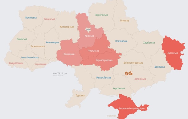 В Киевской области объявлена воздушная тревога