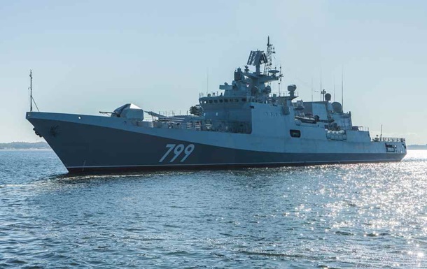 Росіяни вивели в Чорне море фрегат - ракетоносій