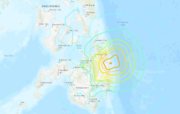 У побережья Филиппин произошло мощное землетрясение