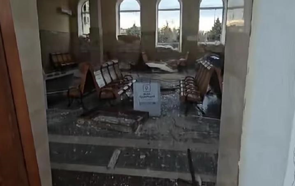 ОВА показала, как выглядит вокзал в Херсоне после атаки россиян