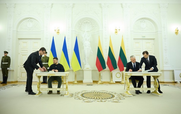 В Литве подписали совместное заявление президентов и ряд документов