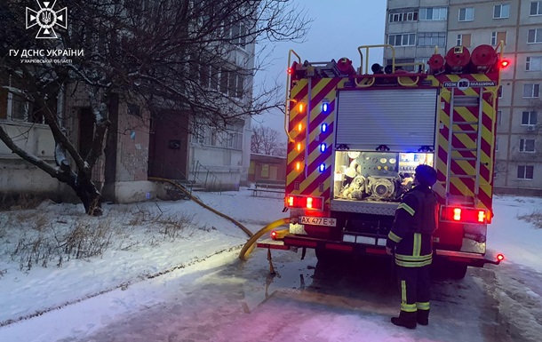 У Харкові під час пожежі в багатоповерхівці загинула пенсіонерка