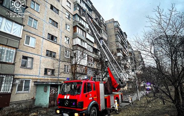 В Киеве во время пожара погибла женщина