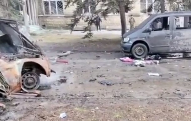 Журналист показал последствия  прилета  в Донецке
