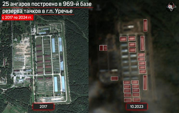Беларусь построила десятки ангаров для хранения военной техники - СМИ