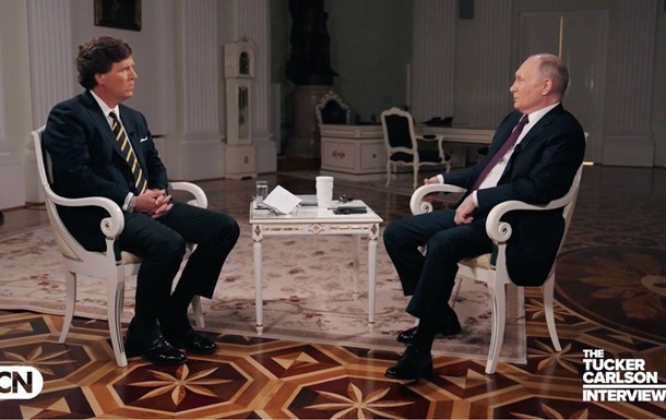 Путін розповів Карлсону про  громадянську війну  в Україні